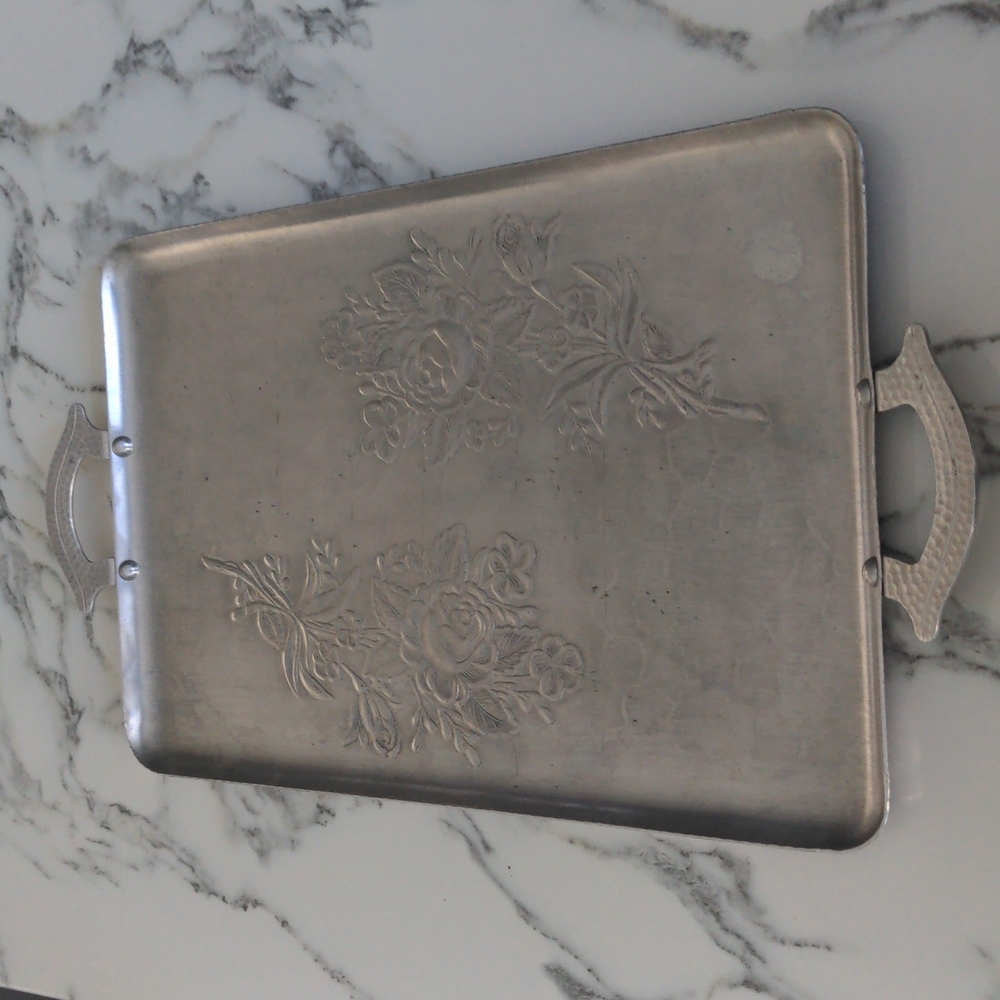 Vintage Aluminum Tray